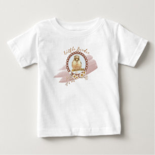 Little Baby Robin with Field Flowers T-Shirt