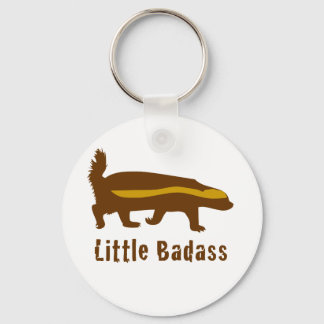 Little badass honey badger key ring