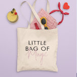 Little Bag of Magic Minimalist Modern Quote<br><div class="desc">This tote bag is a stylish and functional accessory that combines the best of both worlds: fun and playful typography with a minimalist design that makes it versatile and easy to wear with any outfit and adds a touch of sophistication and elegance to the overall look. The typography design is...</div>