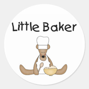 Little Baker Classic Round Sticker