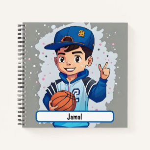 Little Baller Notebook With Custom Nametag