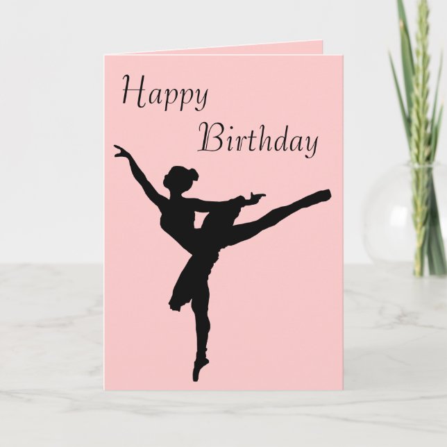 Little Ballerina Card (Front)