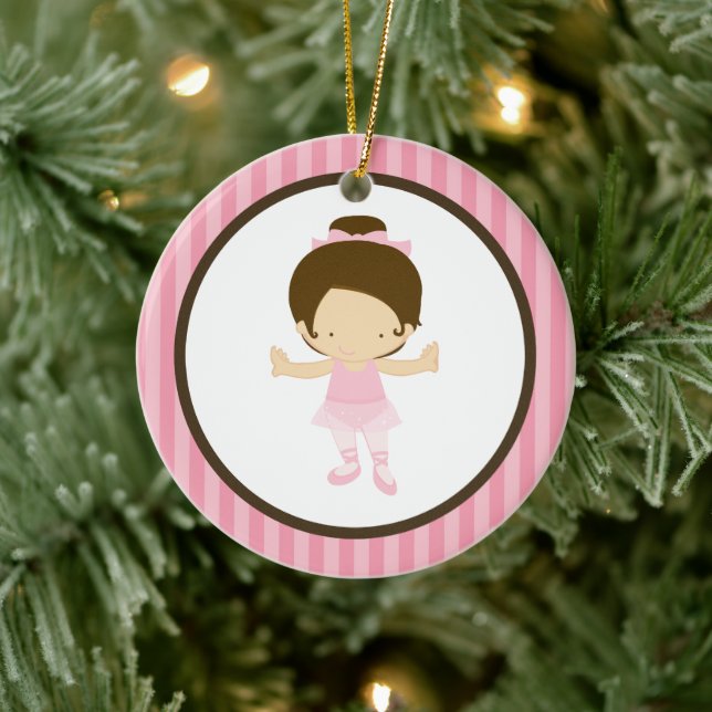 Little Ballerina Ceramic Tree Decoration (Tree)
