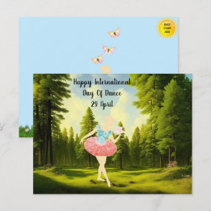Little Ballerina - Day of Dance Apr 29 Postcard