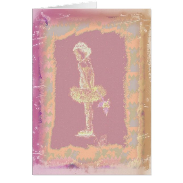 Little Ballerina With Rose (Front)