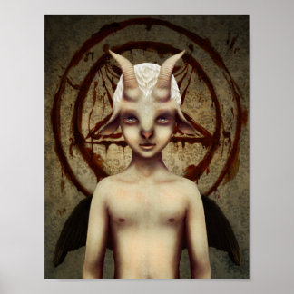 LITTLE BAPHOMET POSTER
