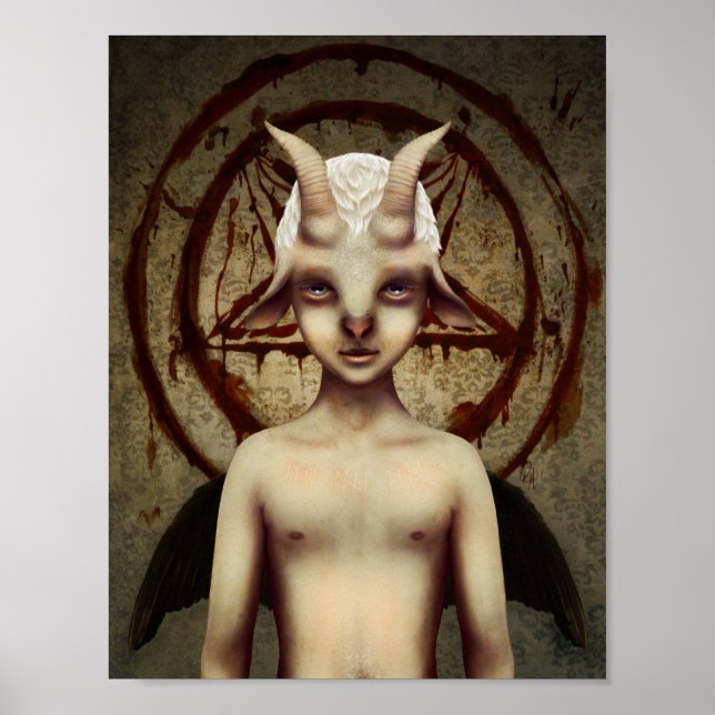 LITTLE BAPHOMET POSTER (Front)