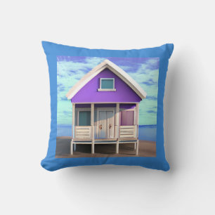 Little Beach Shack on the Sand Cushion