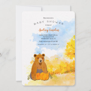 Little Bear Baby Shower Invitation