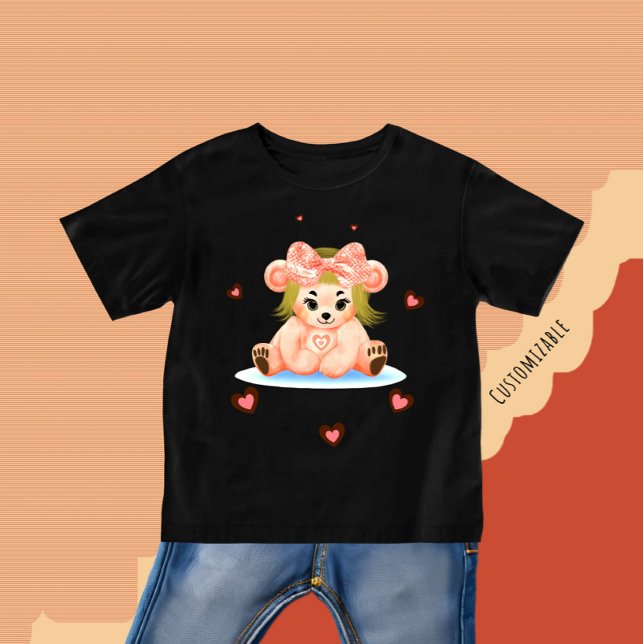 Little bear girl baby T-Shirt (Creator Uploaded)