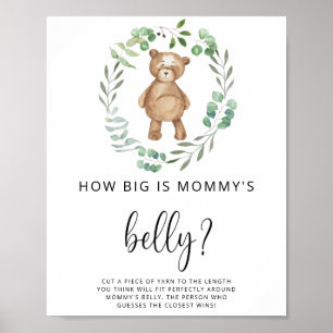 little bear how big is mummy's belly game poster