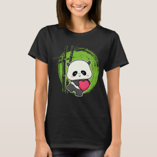 Little Bear Panda Heart Cute Animal  For Men Women T-Shirt