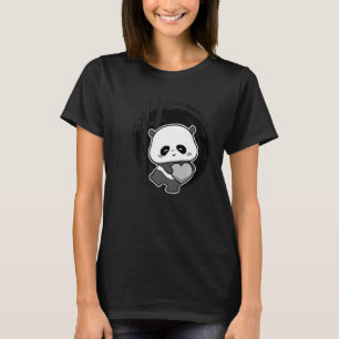 Little Bear Panda Heart Cute Animal  For Men Women T-Shirt