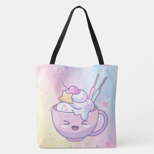 little bear tote bag (Back)