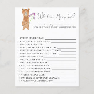 Little Bear - Who knows MOMMY best