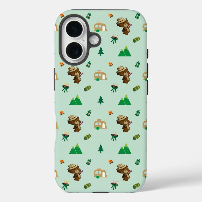 Little bear's camping trip Case-Mate iPhone case (Back)