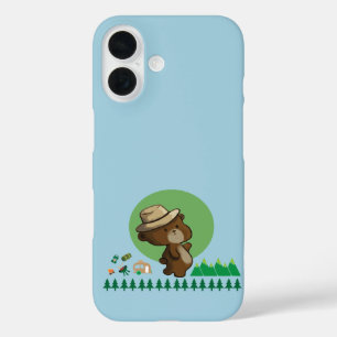 Little bear's camping trip iPhone 16 case