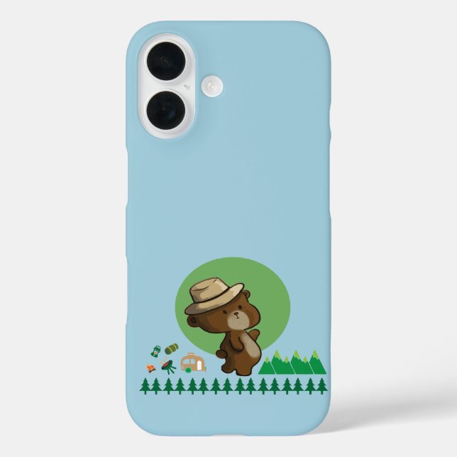 Little bear's camping trip Case-Mate iPhone case (Back)