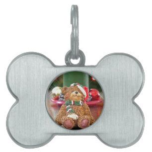 Little Bears Christmas Pet Name Tag