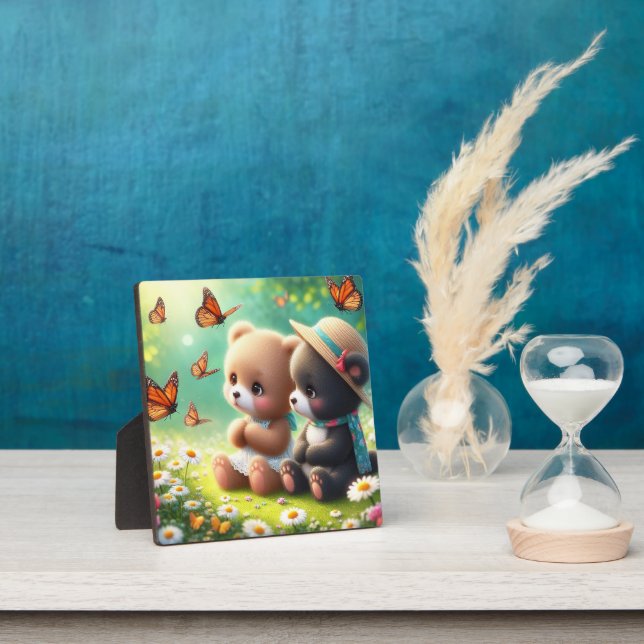 Little Bears Daisies 4 Plaque (Insitu)