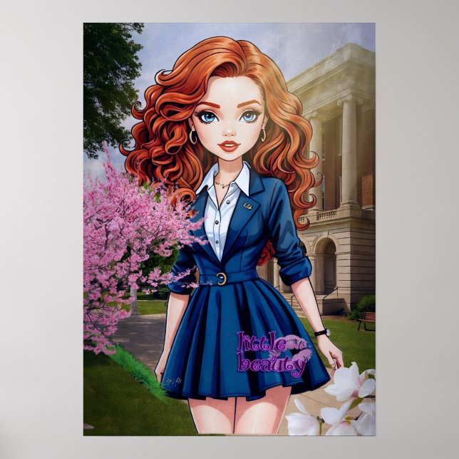Little Beauty on Campus Poster (Front)
