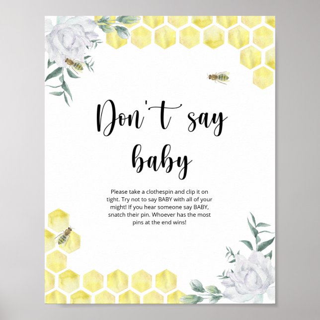 Little BEE Don't say baby   Poster (Front)