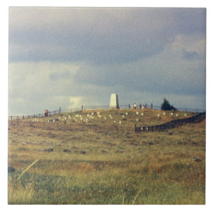 Little Bighorn Battlefield National Monument (phot Ceramic Tile