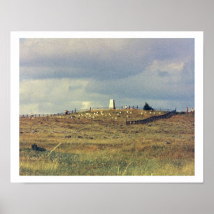 Little Bighorn Battlefield National Monument (phot Poster