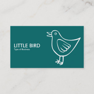 Little Bird 05 - Moss Green Business Card