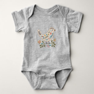 Little Bird Colourful Floral Baby Bodysuit