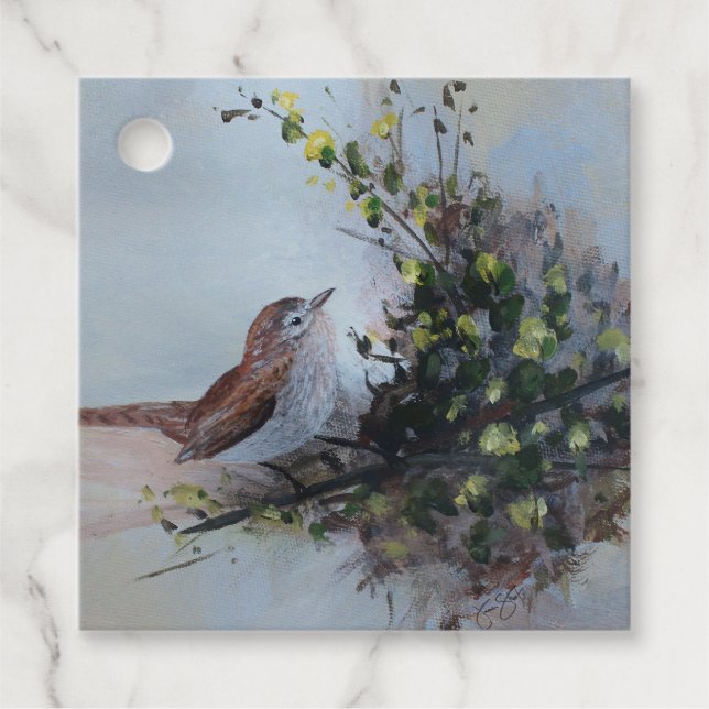 Little Bird Favour Tags (Front)