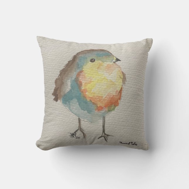 Little Bird Pillow (Front)