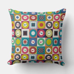 little bird squares small cushion