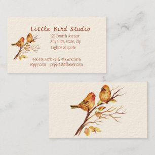 Little Bird Studio Custom Business Card