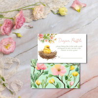 Little birdie hatching soon spring diaper raffle