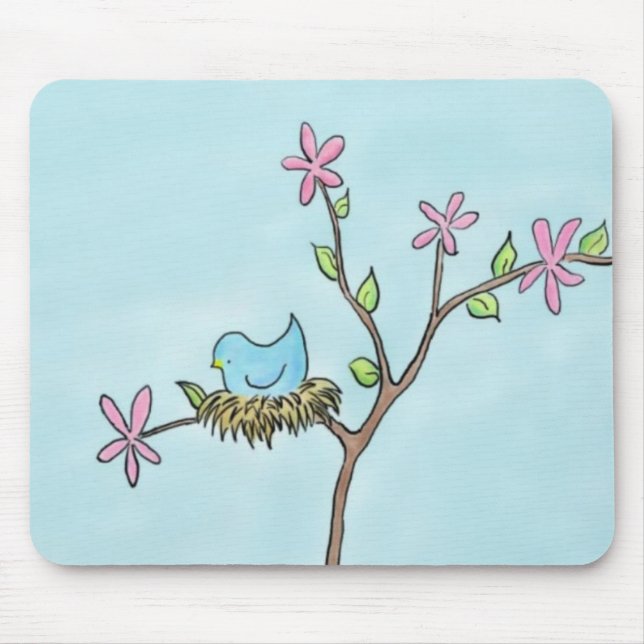 Little Birdie Mousepad (Front)