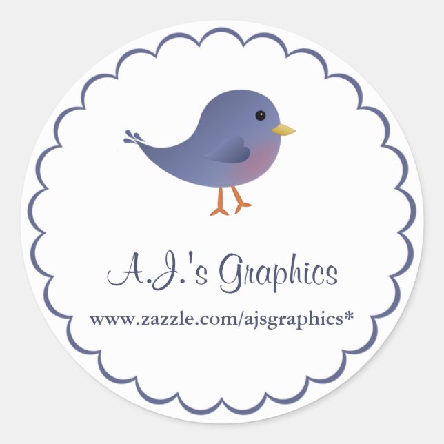 Little Birdie Sticker (Front)