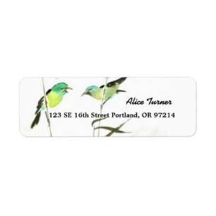 Little Birds Return Address Label