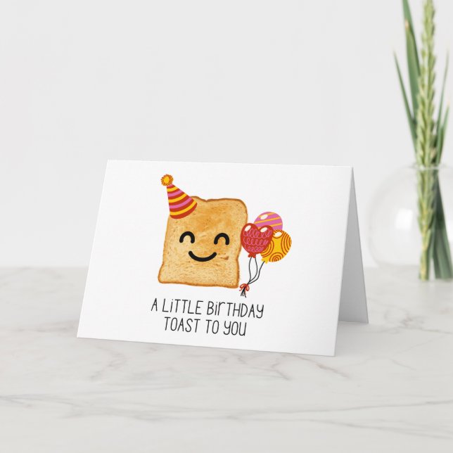 Little Birthday Toast to You Card (Front)