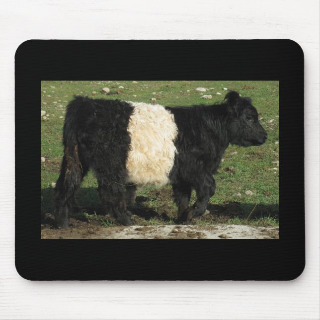 Little Black Beltie Calf Mouse Pad (Front)