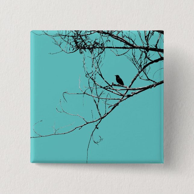 Little Black Bird Button (Front)