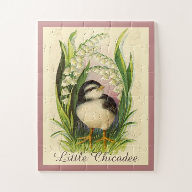Little Black Bird Children's Oversize Puzzle (Vertical)
