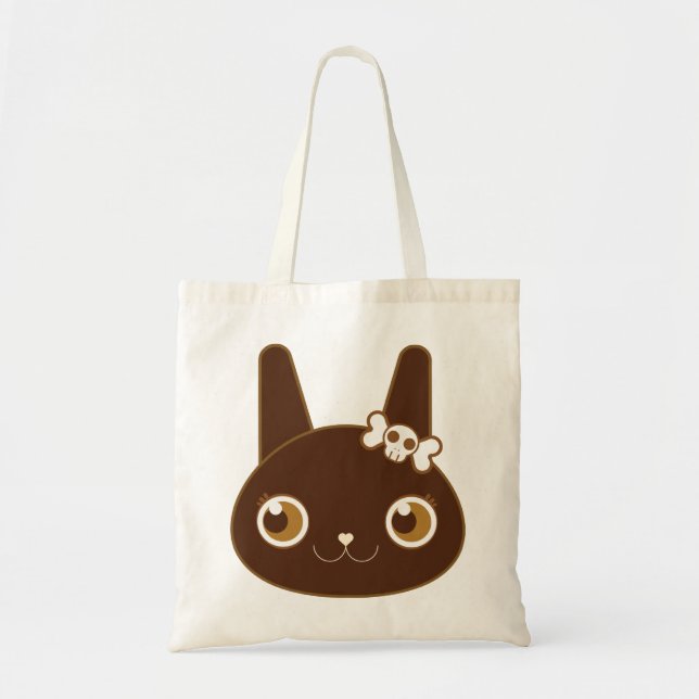 Little Black Bunny Alter Ego Tote Bag (Front)