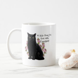 LITTLE BLACK CAT COFFEE MUG
