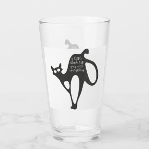 Little Black Cat Glass