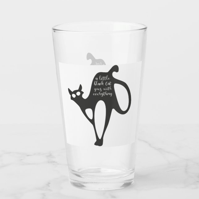 Little Black Cat Glass (Back)