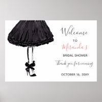 Little Black Dress High Heels Bachelorette Party
