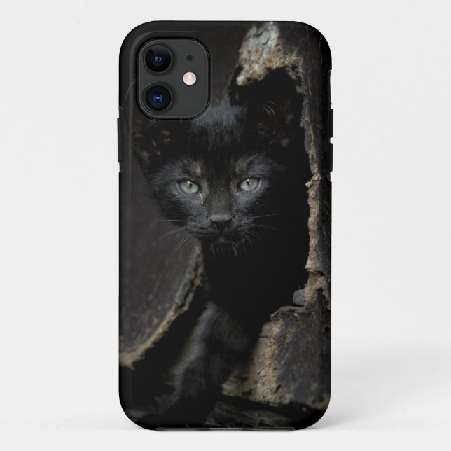 Little Black Kitty Case-Mate iPhone Case (Back)