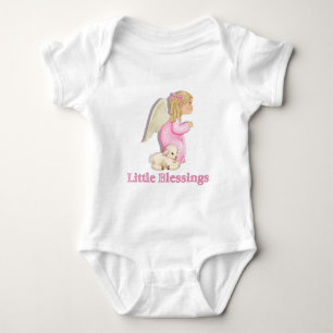 Little Blessings Angel Girl Baby Bodysuit