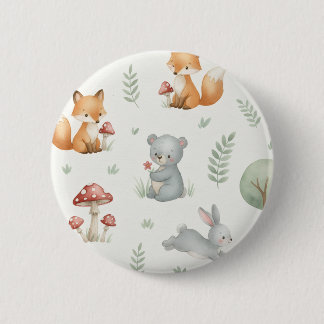 little bloom baby 6 cm round badge